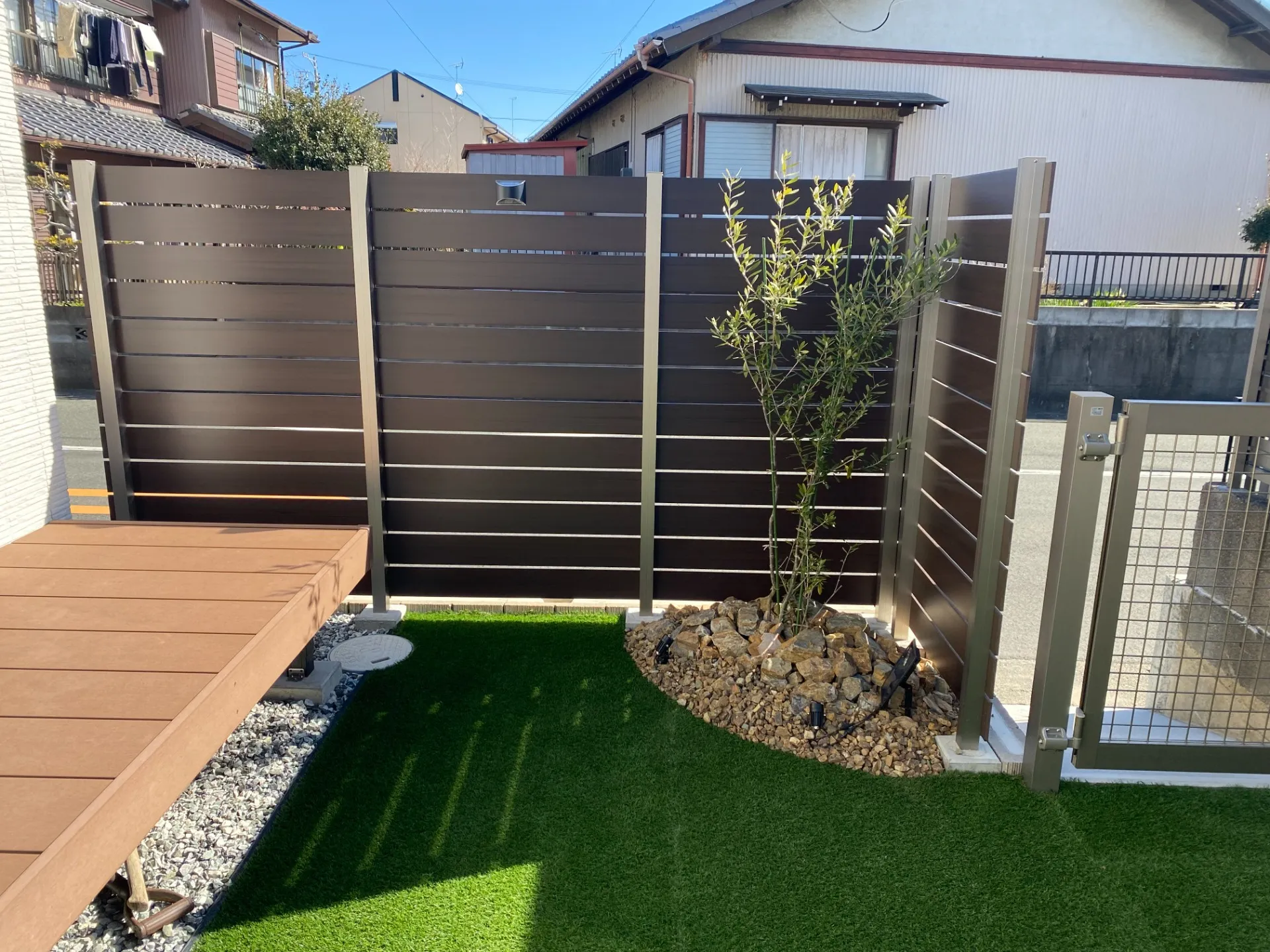 目隠しフェンス施工例